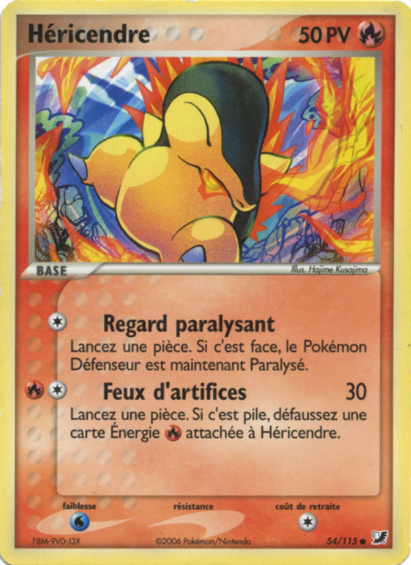 Héricendre 54 — EX Unseen Forces (French Pokémon TCG card)