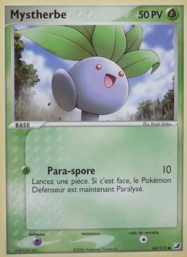 Mystherbe 64 — EX Unseen Forces (French Pokémon TCG card)
