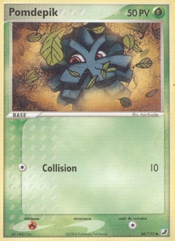 Pomdepik 66 — EX Unseen Forces (French Pokémon TCG card)