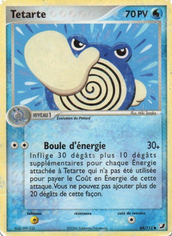 Tetarte 68 — EX Unseen Forces (French Pokémon TCG card)