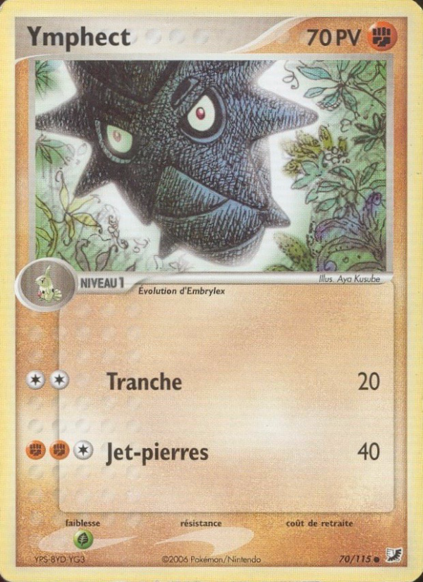 Ymphect 70 — EX Unseen Forces (French Pokémon TCG card)