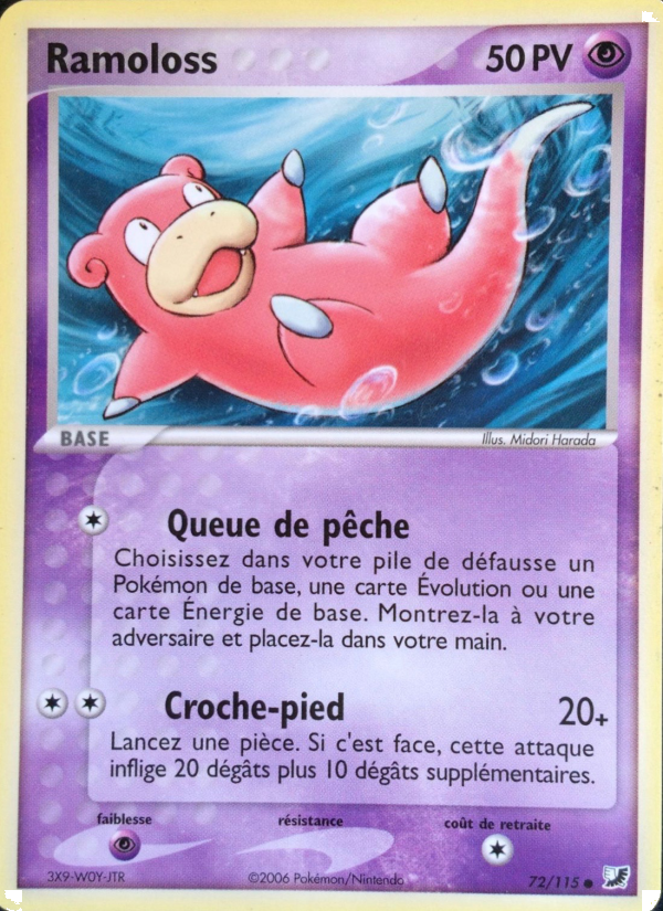 Ramoloss 72 — EX Unseen Forces (French Pokémon TCG card)