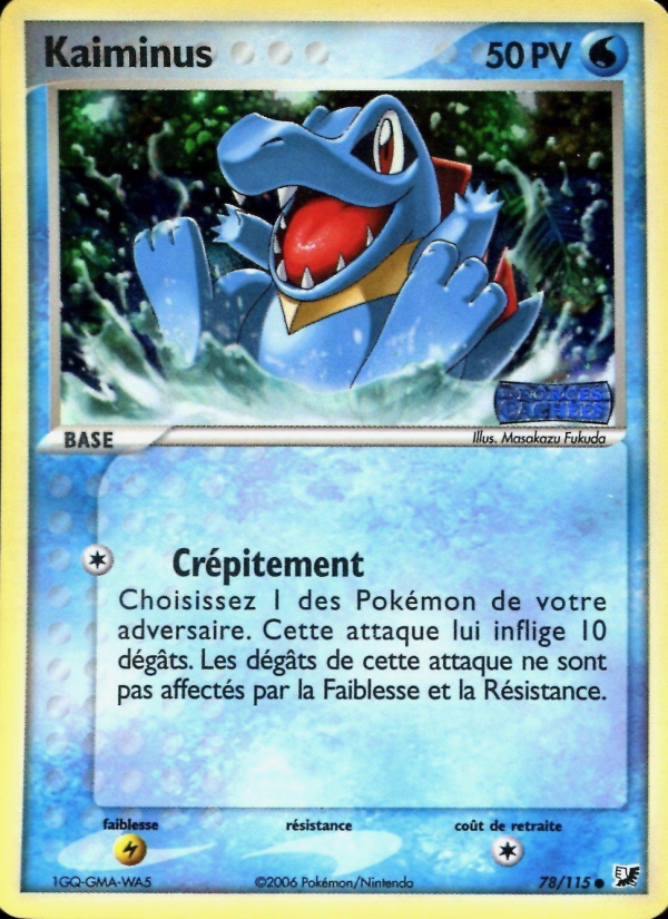 Kaiminus 78 — EX Unseen Forces (French Pokémon TCG card)
