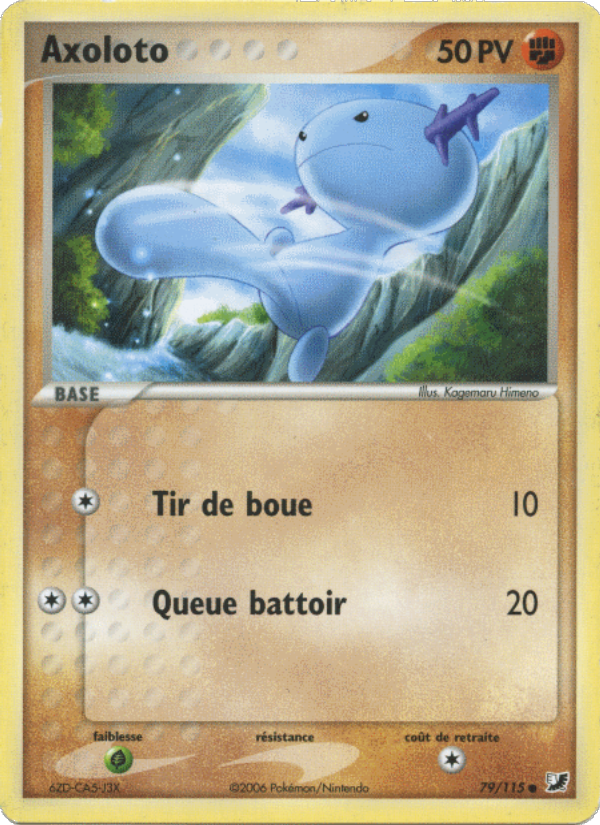 Axoloto 79 — EX Unseen Forces (French Pokémon TCG card)