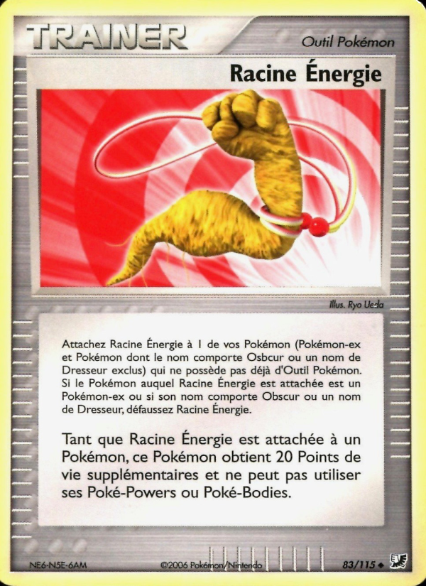 Racine Énergie 83 — EX Unseen Forces (French Pokémon TCG card)