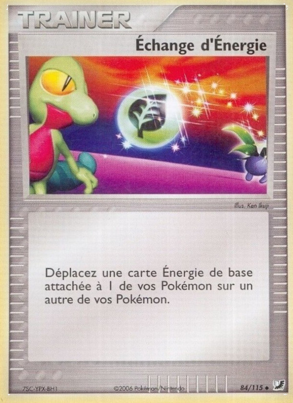 Échange d'Énergie 84 — EX Unseen Forces (French Pokémon TCG card)