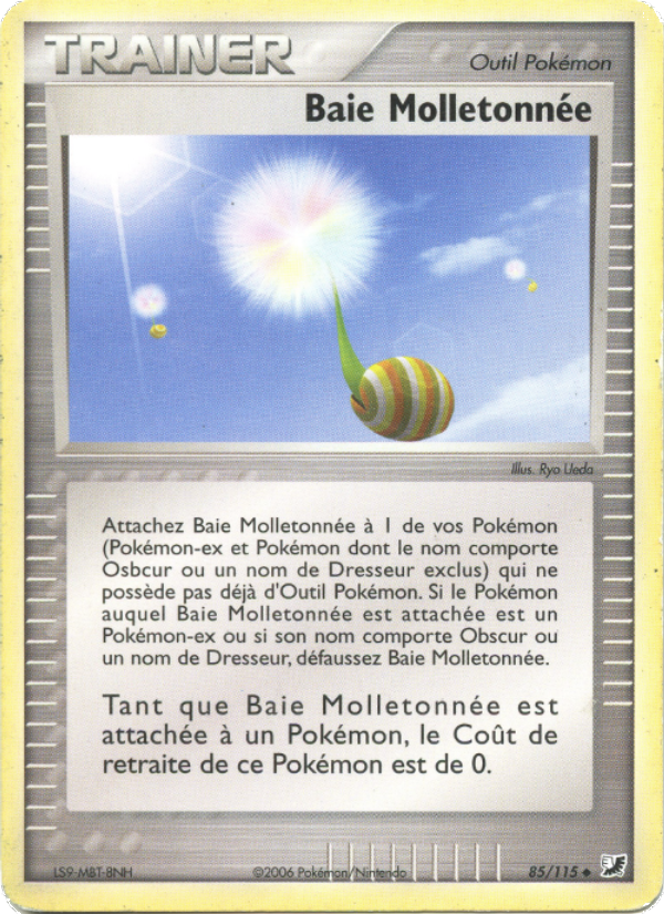 Baie Molletonnée 85 — EX Unseen Forces (French Pokémon TCG card)