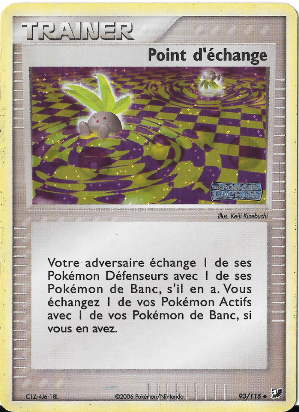 Point d'échange 93 — EX Unseen Forces (French Pokémon TCG card)