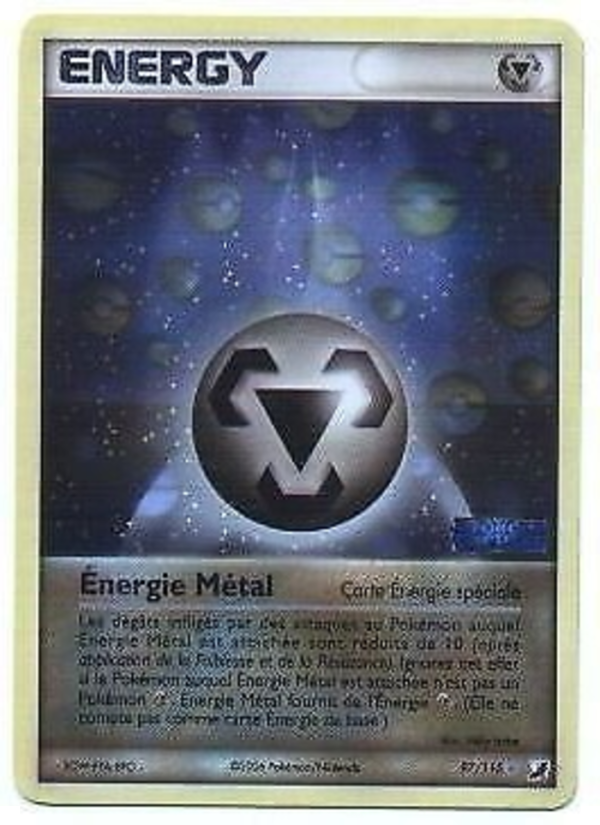 Énergie Métal 97 — EX Unseen Forces (French Pokémon TCG card)