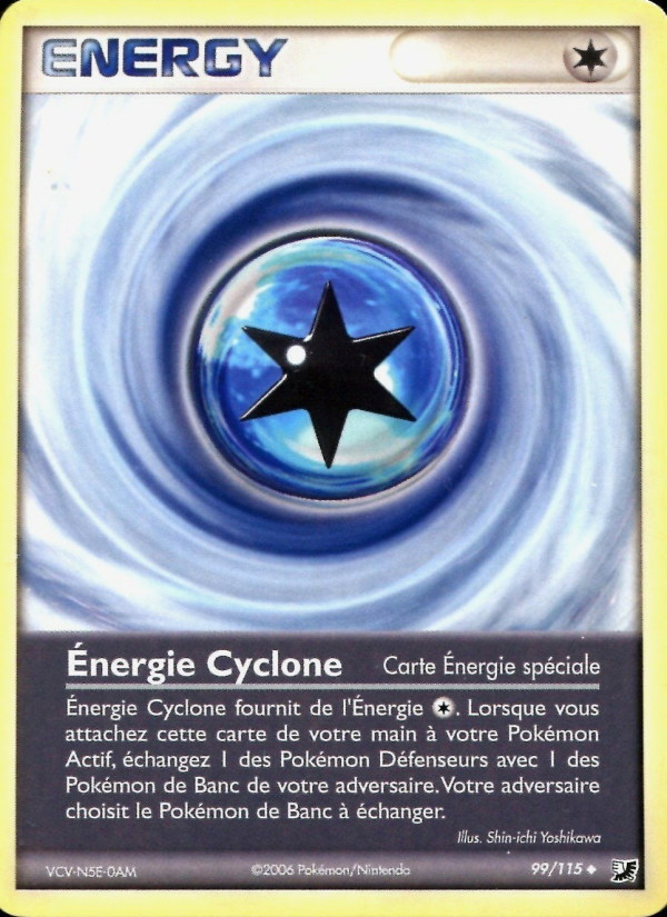 Énergie Cyclone 99 — EX Unseen Forces (French Pokémon TCG card)