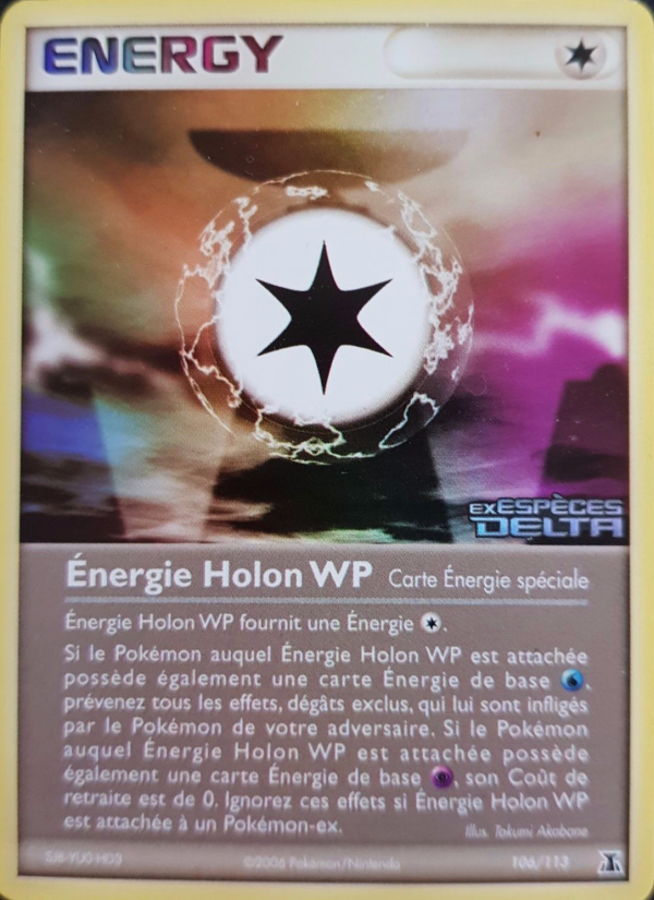 Énergie Holon WP 106 — EX Delta Species (French Pokémon TCG card)