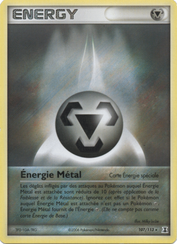 Énergie Métal 107 — EX Delta Species (French Pokémon TCG card)
