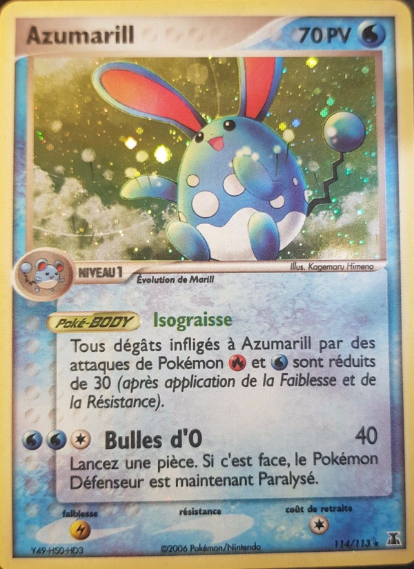 Azumarill 114 — EX Delta Species (French Pokémon TCG card)