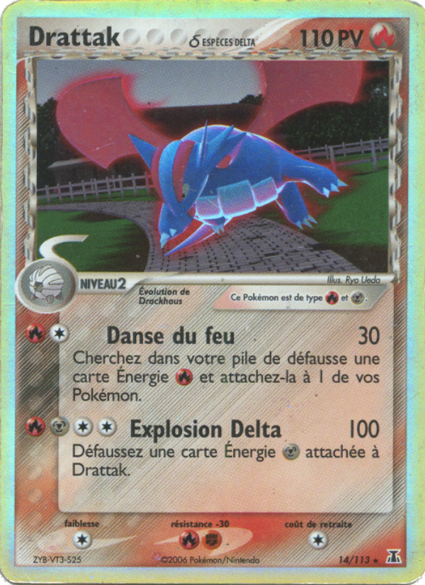 Drattak δ 14 — EX Delta Species (French Pokémon TCG card)