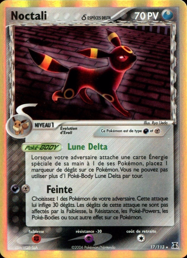 Noctali δ 17 — EX Delta Species (French Pokémon TCG card)
