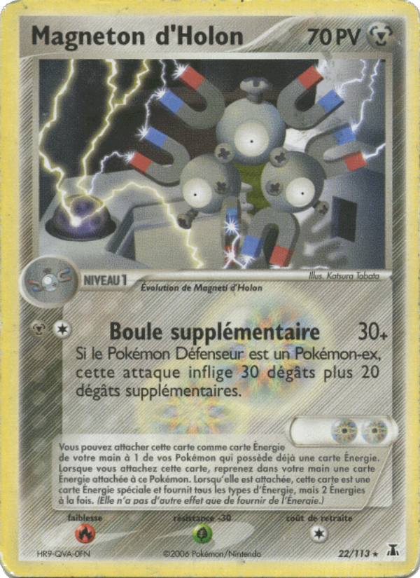 Magneton d'Holon 22 — EX Delta Species (French Pokémon TCG card)