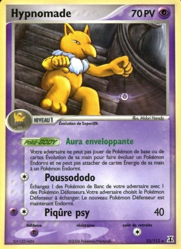 Hypnomade 23 — EX Delta Species (French Pokémon TCG card)