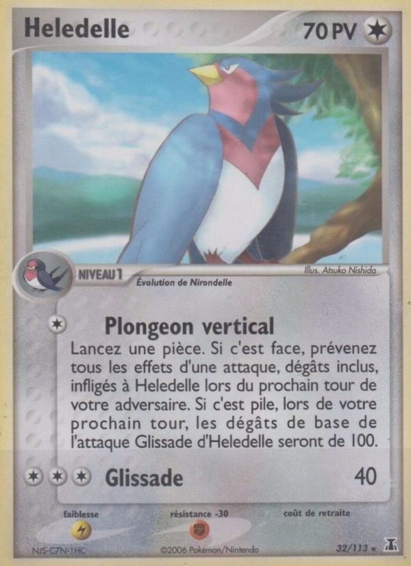 Heledelle 32 — EX Delta Species (French Pokémon TCG card)