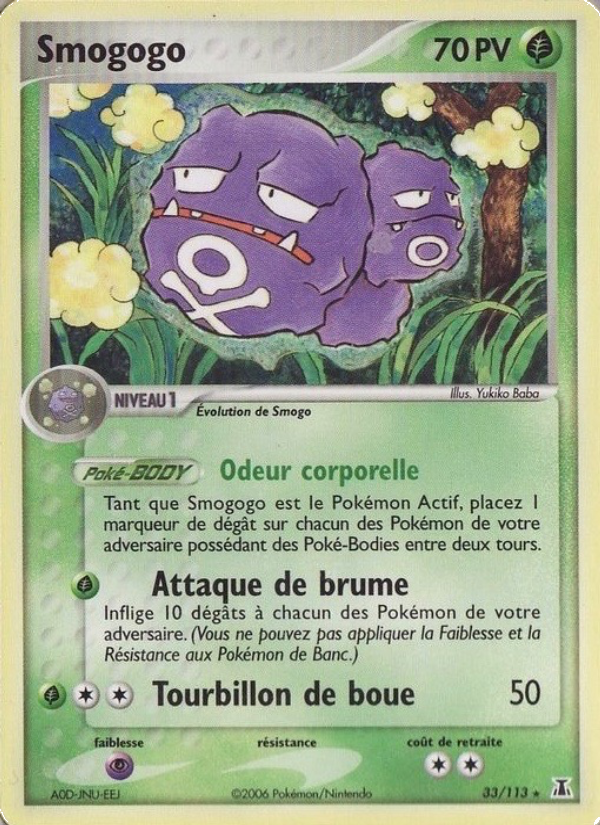 Smogogo 33 — EX Delta Species (French Pokémon TCG card)