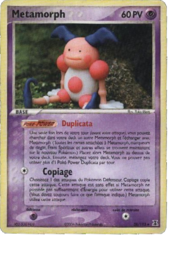 Metamorph 38 — EX Delta Species (French Pokémon TCG card)