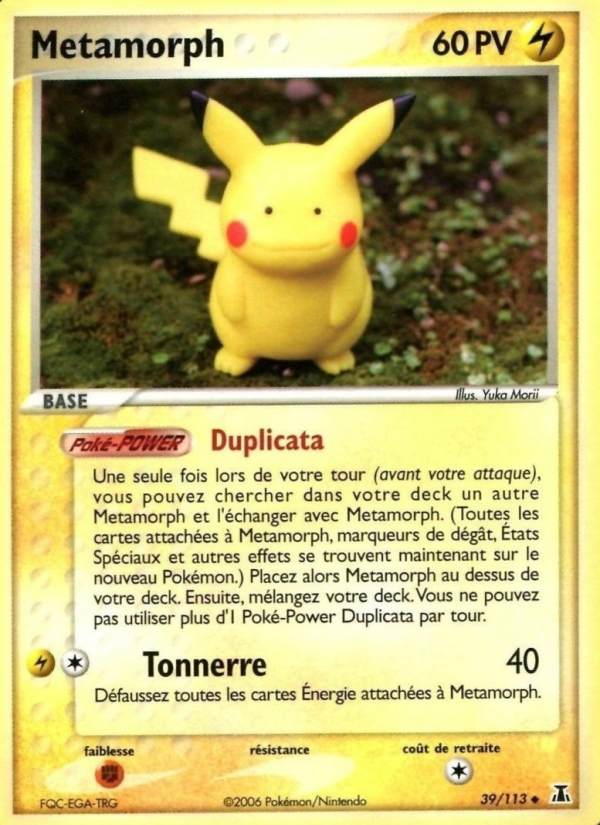 Metamorph 39 — EX Delta Species (French Pokémon TCG card)