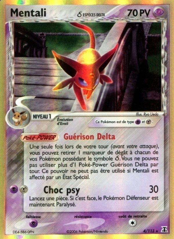 Mentali δ 4 — EX Delta Species (French Pokémon TCG card)