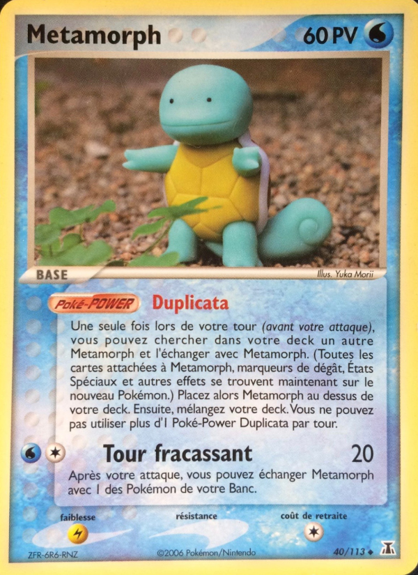 Metamorph 40 — EX Delta Species (French Pokémon TCG card)