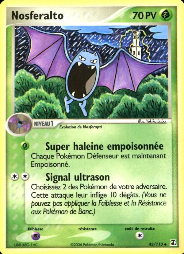 Nosferalto 43 — EX Delta Species (French Pokémon TCG card)