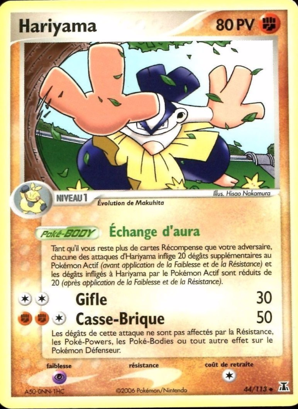 Hariyama 44 — EX Delta Species (French Pokémon TCG card)