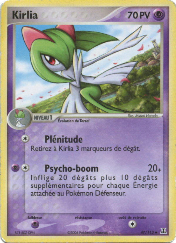 Kirlia 47 — EX Delta Species (French Pokémon TCG card)