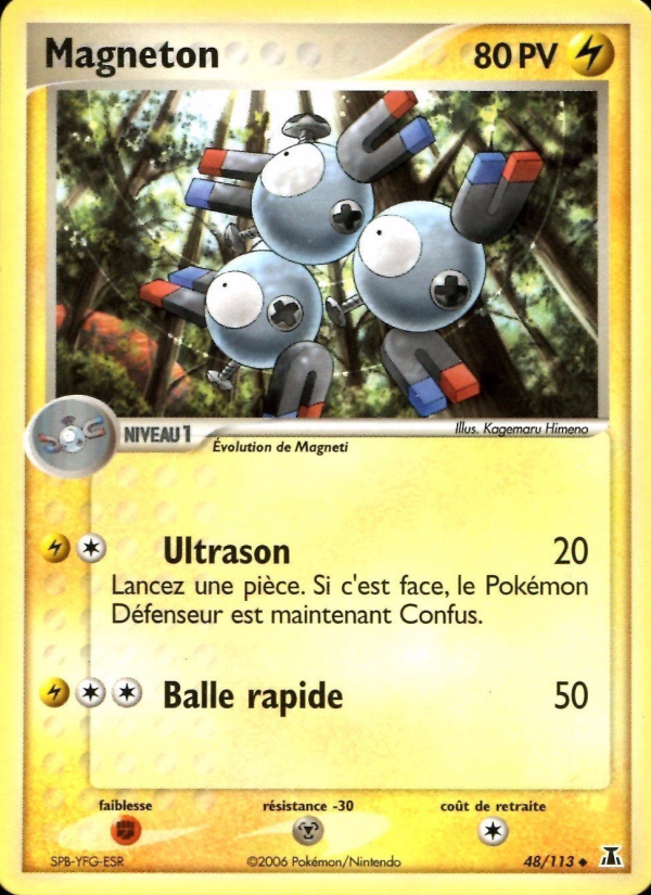 Magneton 48 — EX Delta Species (French Pokémon TCG card)