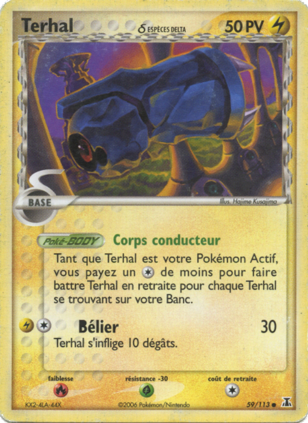Terhal δ 59 — EX Delta Species (French Pokémon TCG card)