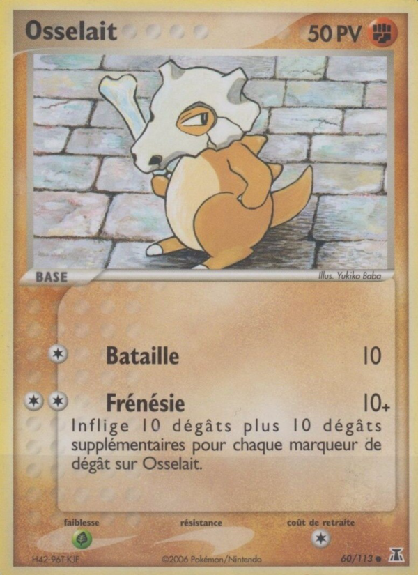 Osselait 60 — EX Delta Species (French Pokémon TCG card)