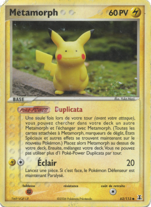 Metamorph 63 — EX Delta Species (French Pokémon TCG card)