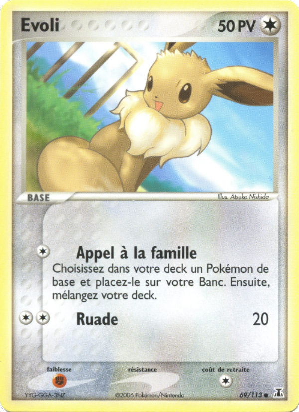 Evoli 69 — EX Delta Species (French Pokémon TCG card)