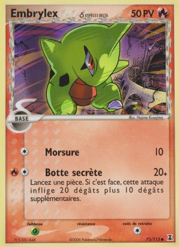 Embrylex δ 73 — EX Delta Species (French Pokémon TCG card)