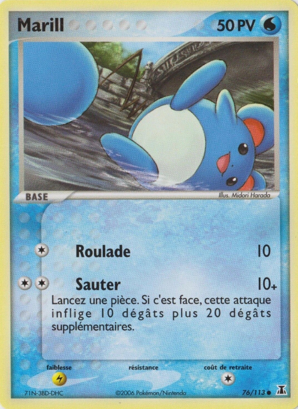 Marill 76 — EX Delta Species (French Pokémon TCG card)