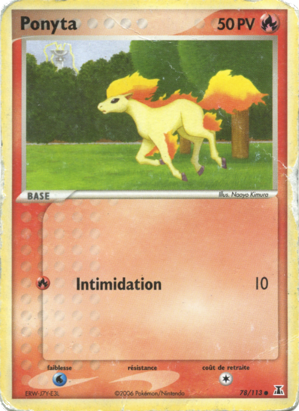 Ponyta 78 — EX Delta Species (French Pokémon TCG card)
