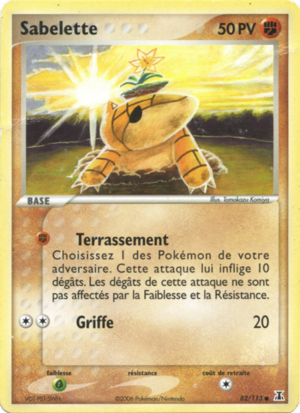 Sabelette 82 — EX Delta Species (French Pokémon TCG card)