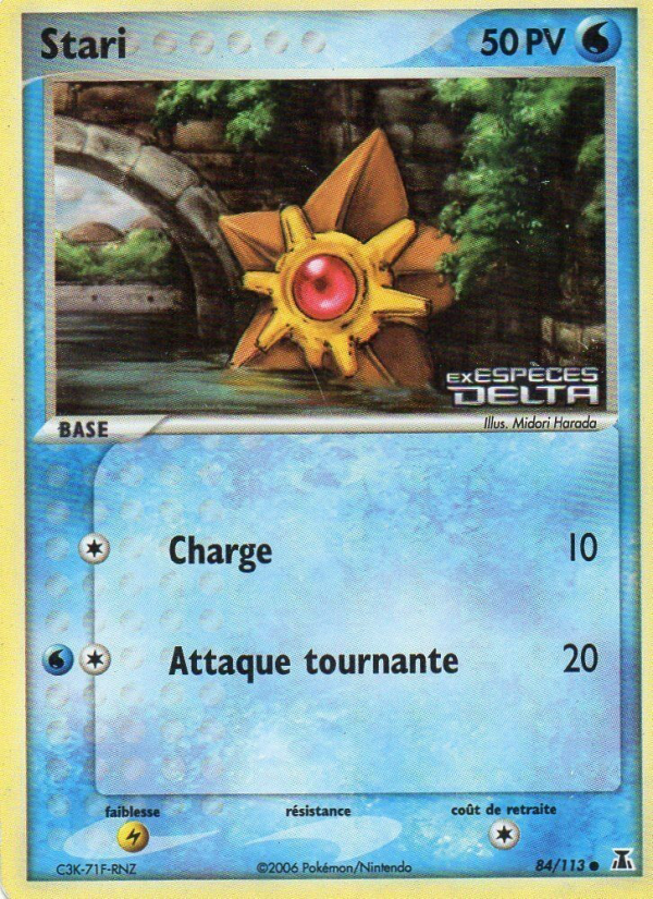 Stari 84 — EX Delta Species (French Pokémon TCG card)