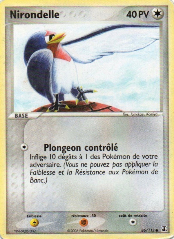 Nirondelle 86 — EX Delta Species (French Pokémon TCG card)