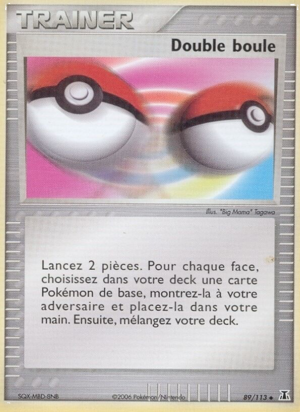 Double boule 89 — EX Delta Species (French Pokémon TCG card)