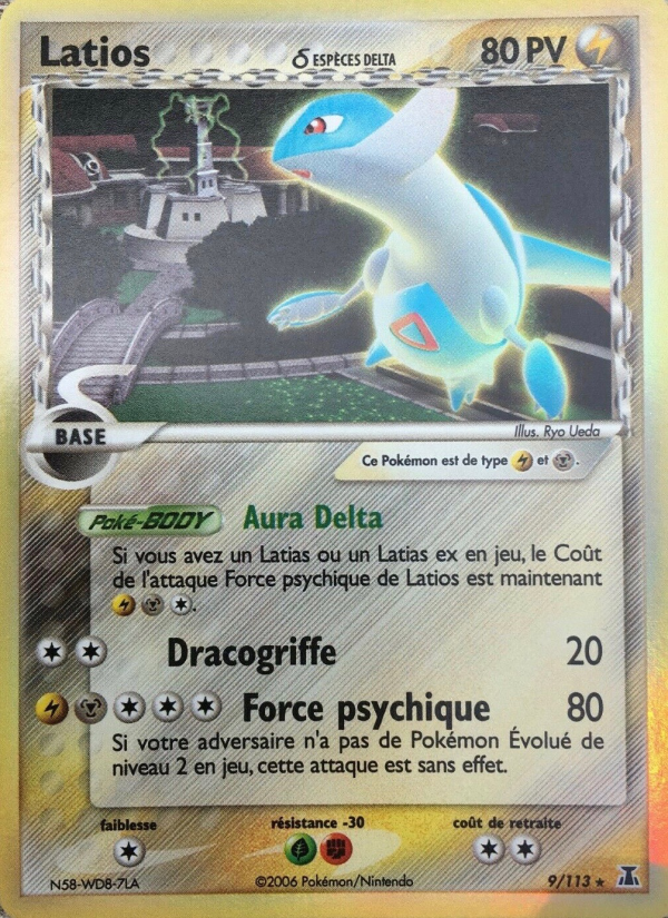 Latios δ 9 — EX Delta Species (French Pokémon TCG card)