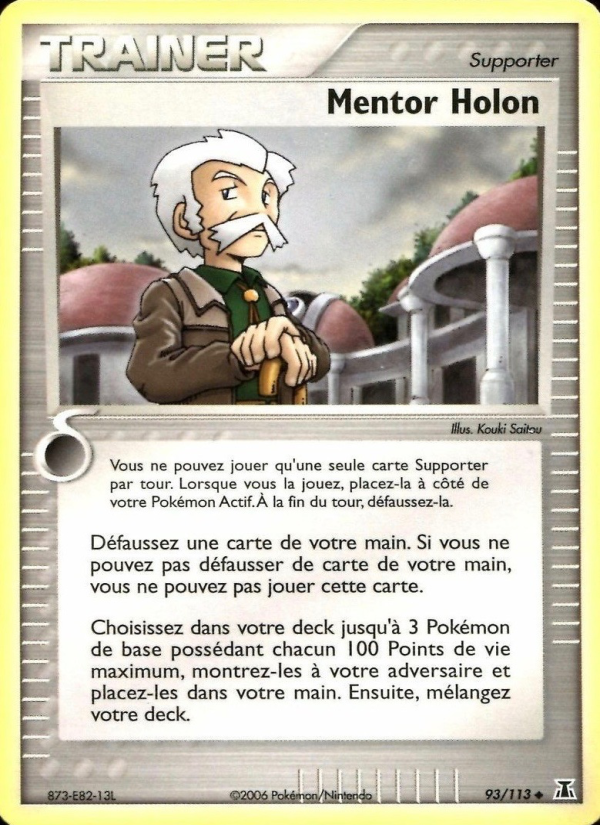 Mentor Holon 93 — EX Delta Species (French Pokémon TCG card)