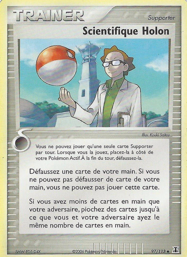 Scientifique Holon 97 — EX Delta Species (French Pokémon TCG card)