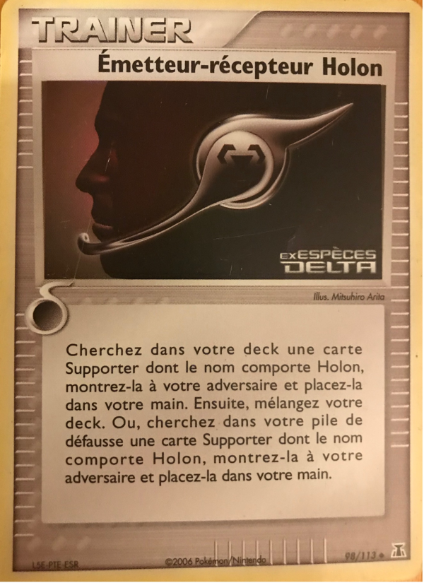 Émetteur-récepteur Holon 98 — EX Delta Species (French Pokémon TCG card)
