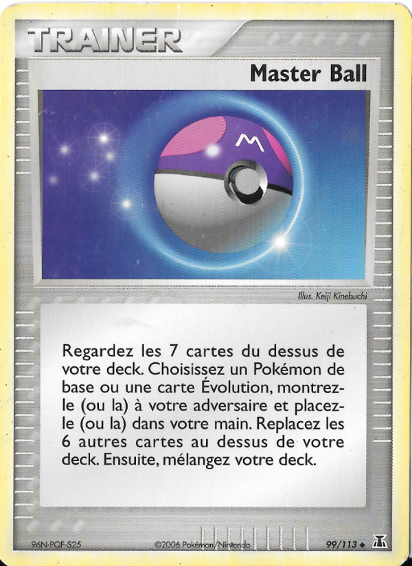 Master Ball 99 — EX Delta Species (French Pokémon TCG card)