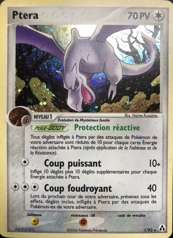 Ptera 1 — EX Legend Maker (French Pokémon TCG card)