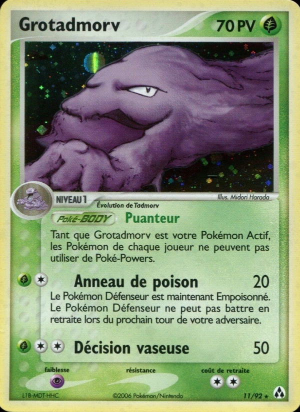 Grotadmorv 11 — EX Legend Maker (French Pokémon TCG card)