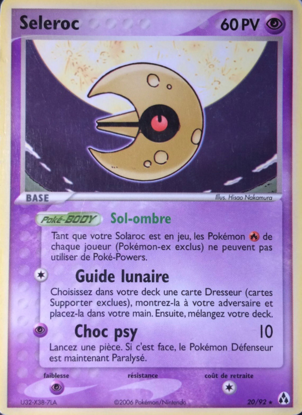 Seleroc 20 — EX Legend Maker (French Pokémon TCG card)